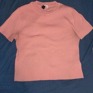 Cropped peachy high top